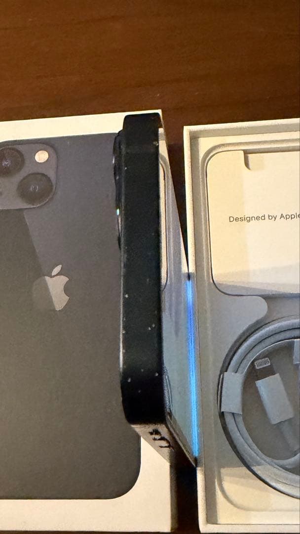 Apple iPhone 13 mini ミッドナイト 本体 充電ケーブル付