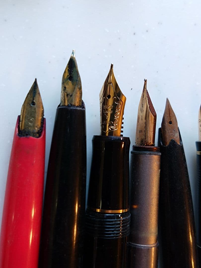 万年筆7本セット k14 k18