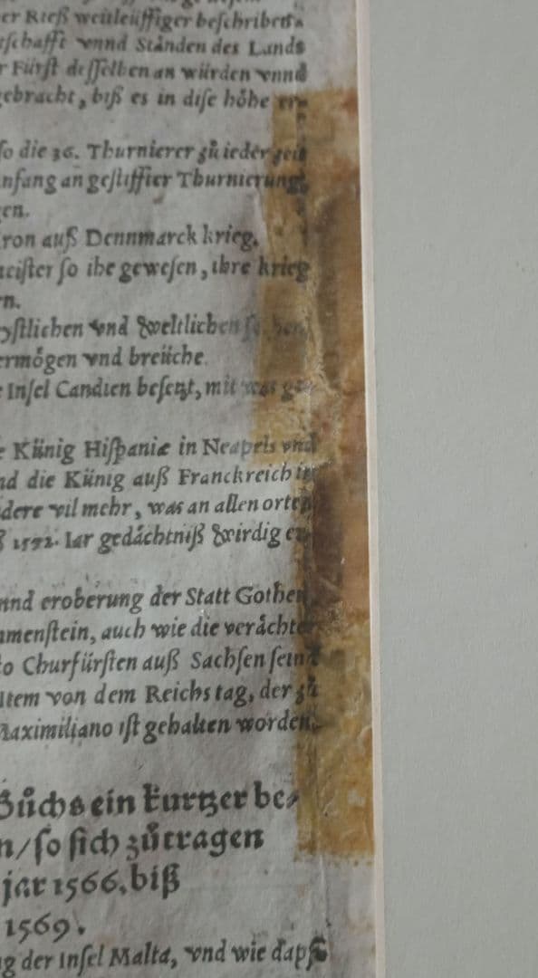 額装品　木版画　古地図の扉絵　1572年　ミュンスター　稀少　入手難作品