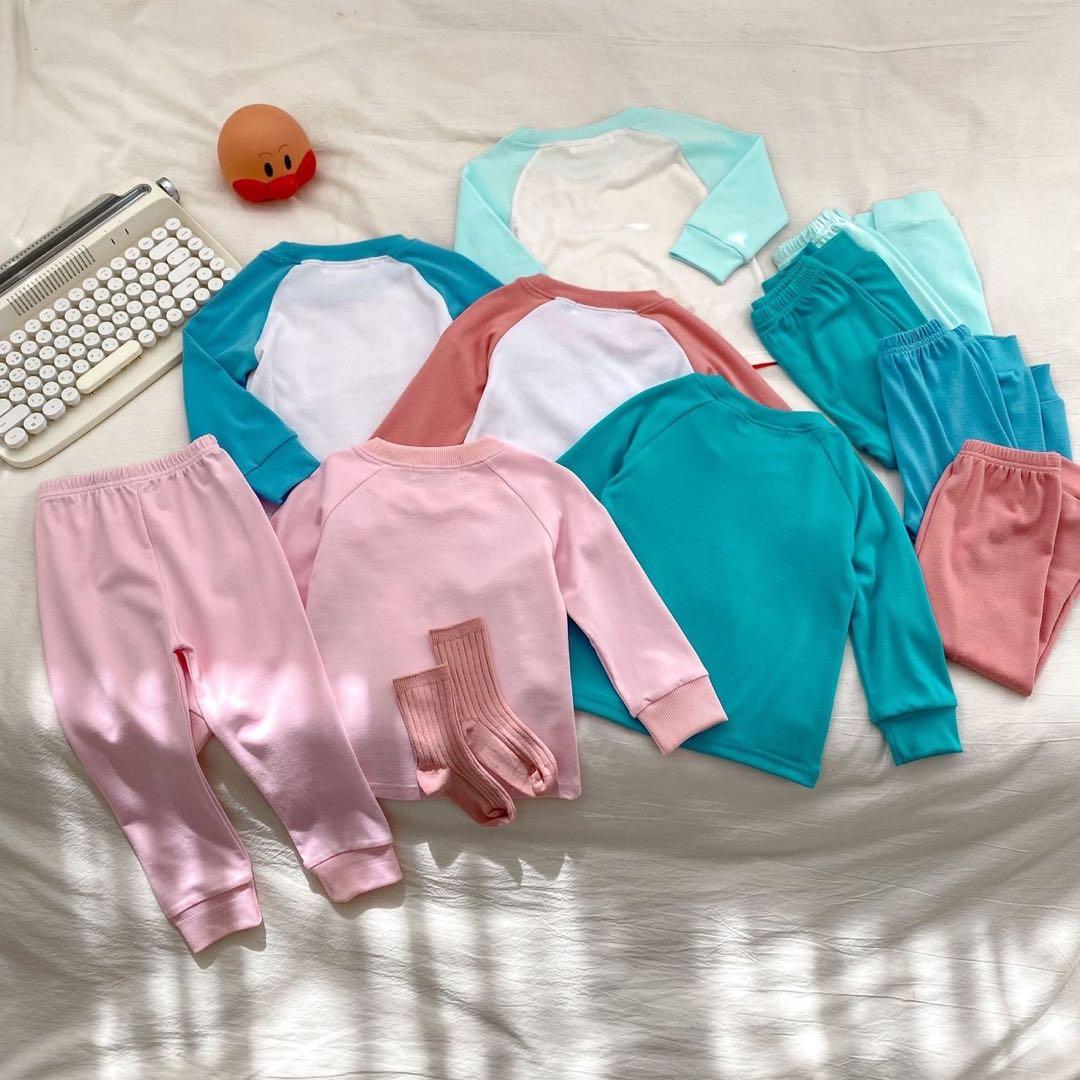 ドキンちゃン　コキンちゃん　アンパンマン　パジャマセット　上下　ピンク