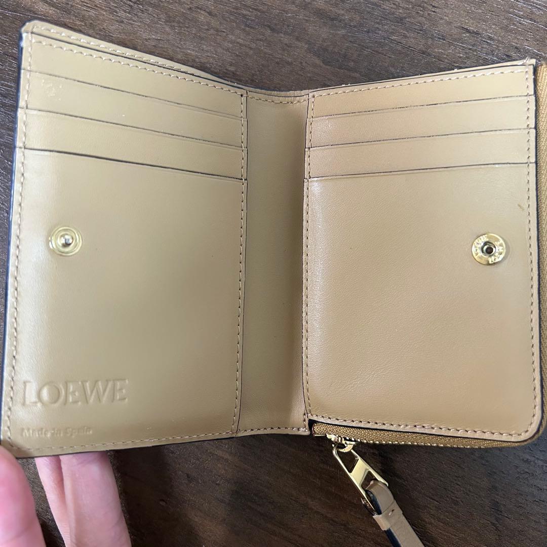 LOEWE◇パズル スリム コンパクトウォレット◇ロエベ
