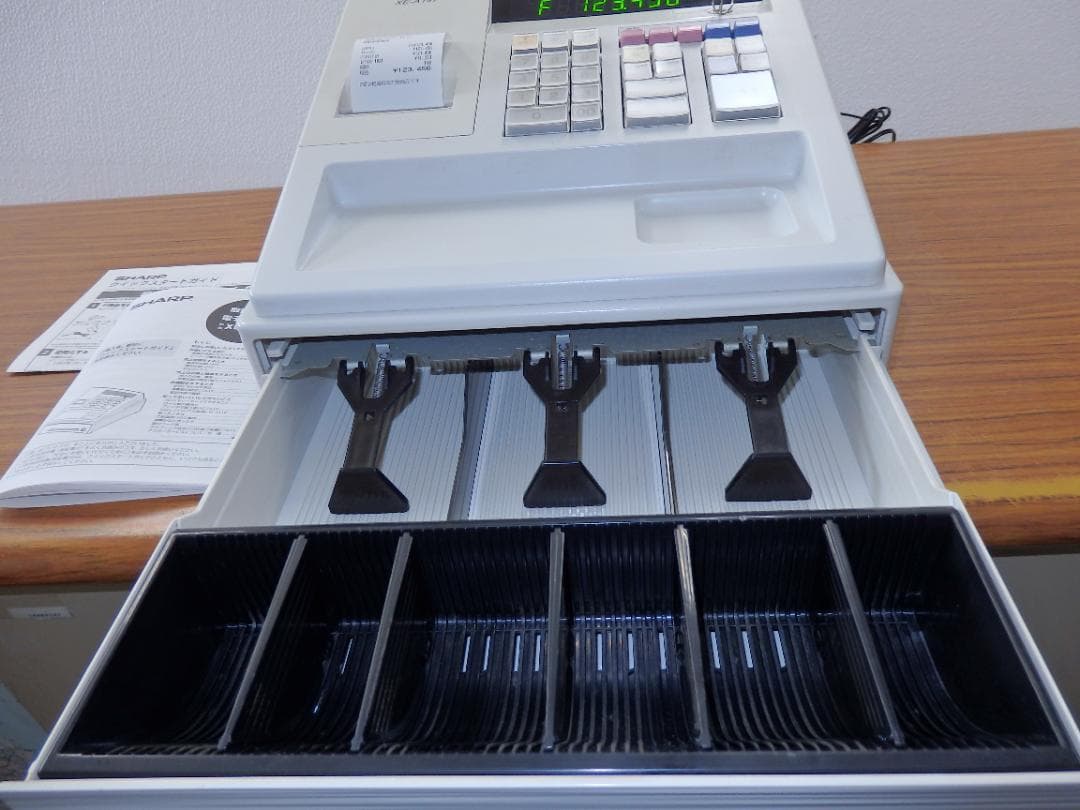 7110 設定無料 SHARP XE-A147-W 電子レジスター 2022年製