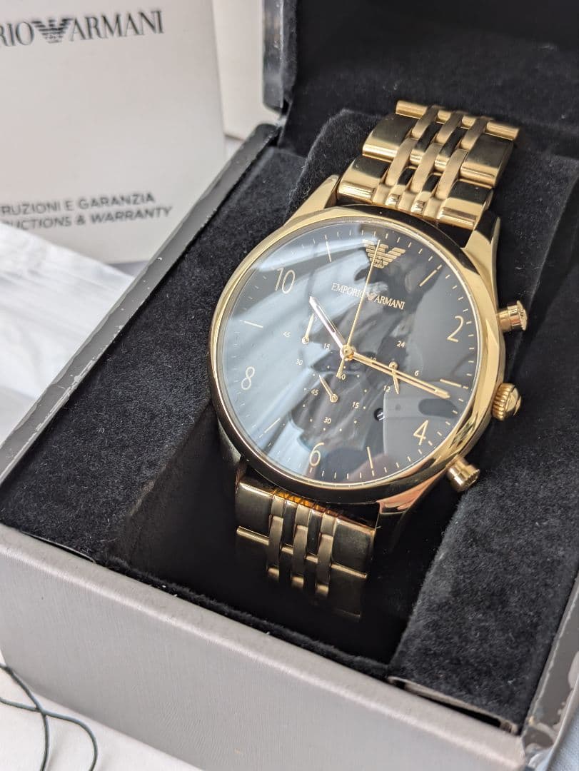 美品　EMPORIOARMANI　AR1893　稼働品　高級感
