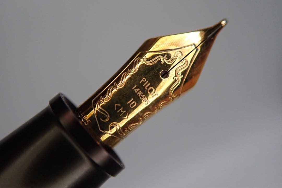 masahiro万年筆｜エボナイト｜パイロット 中字（M）｜インク止め式｜廃番品