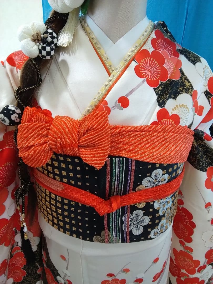 正絹振袖単品、成人式、