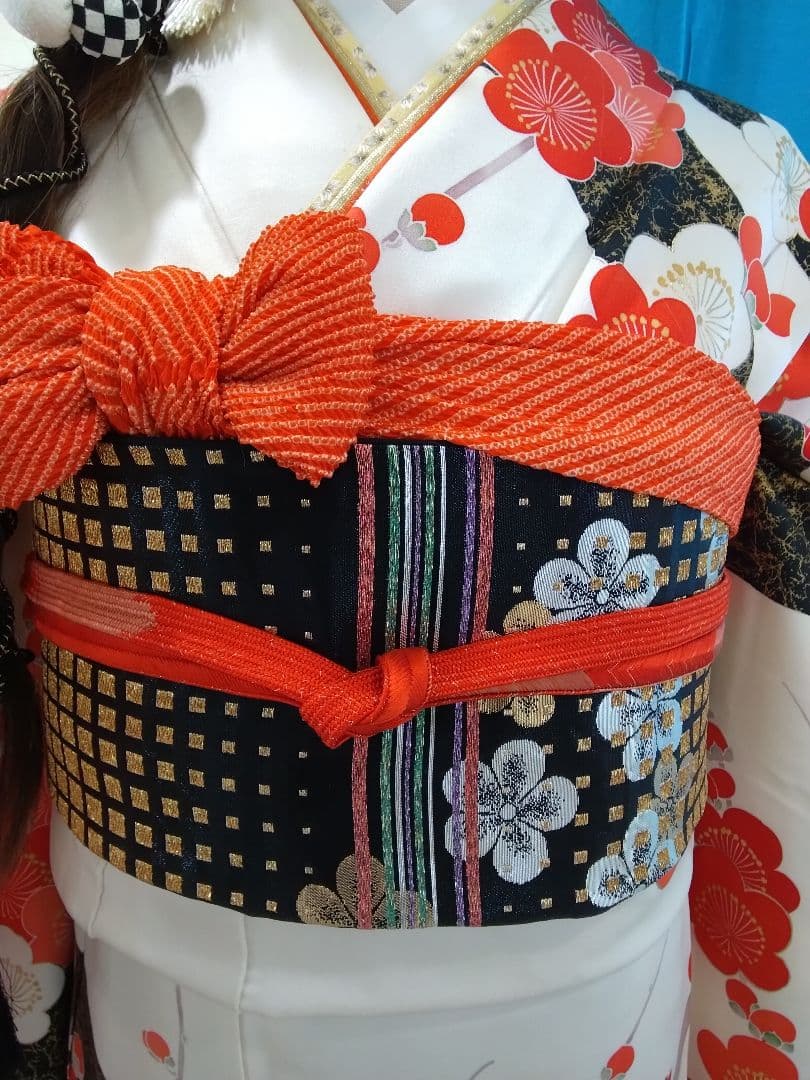 正絹振袖単品、成人式、