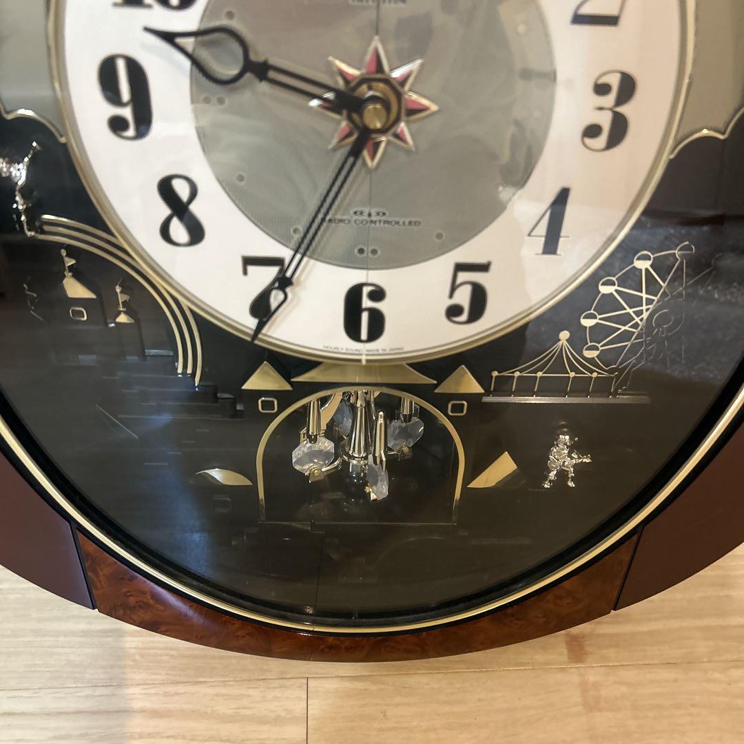 からくり時計 4MN473RA パルタージュ スワロフスキー