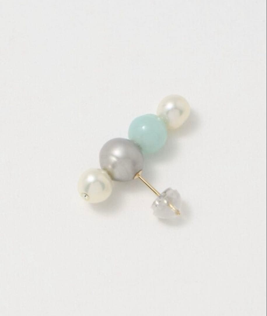 ＜les bonbon＞パール AMZ STUD ピアス