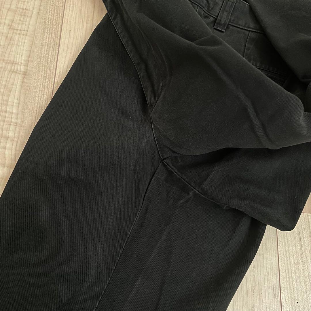 Polo by Ralph Lauren 極太ポロチノ 黒 ワイドパンツ 30