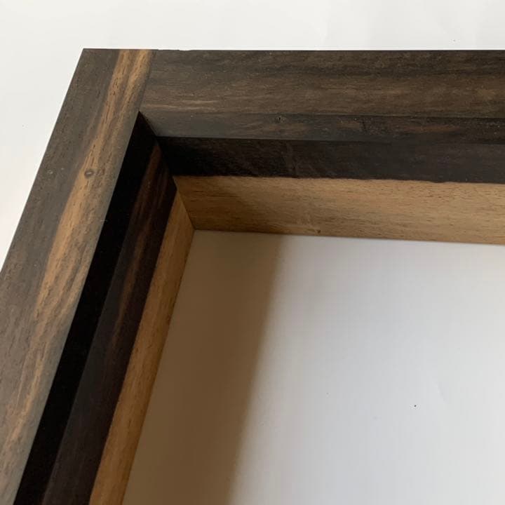 【炉縁　黒柿】