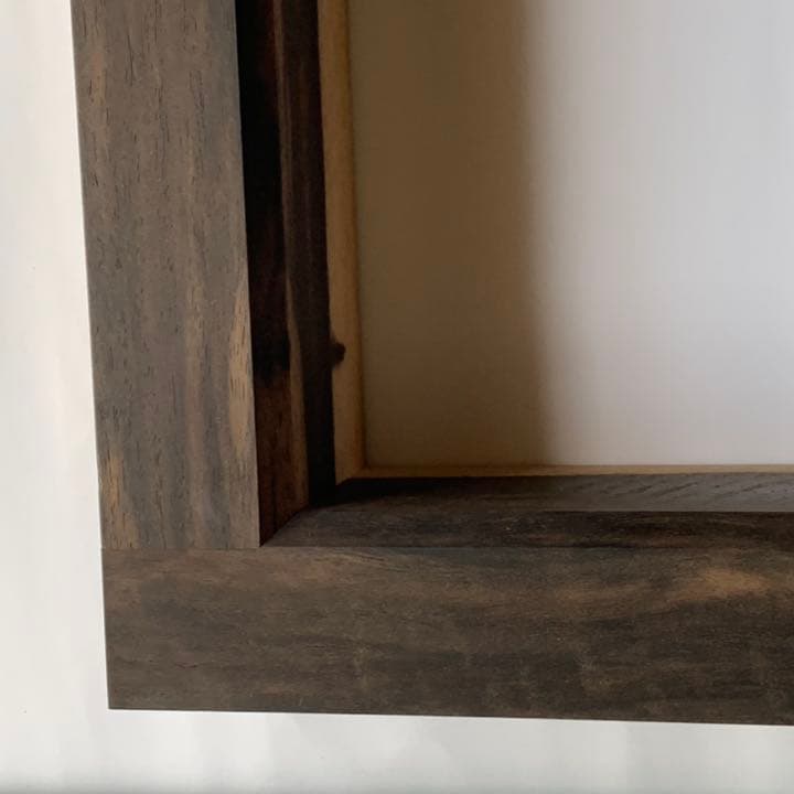 【炉縁　黒柿】