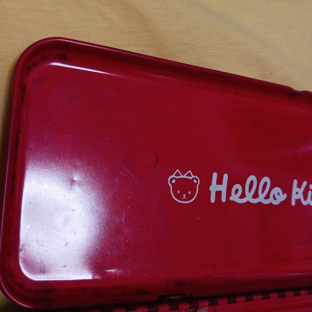 キティ　ハローキティ　缶ケース　筆箱　hello kitty 　サンリオ　レトロ