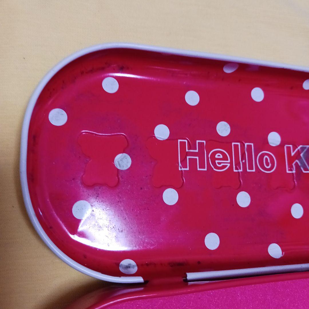 キティ　ハローキティ　缶ケース　筆箱　hello kitty 　サンリオ　レトロ