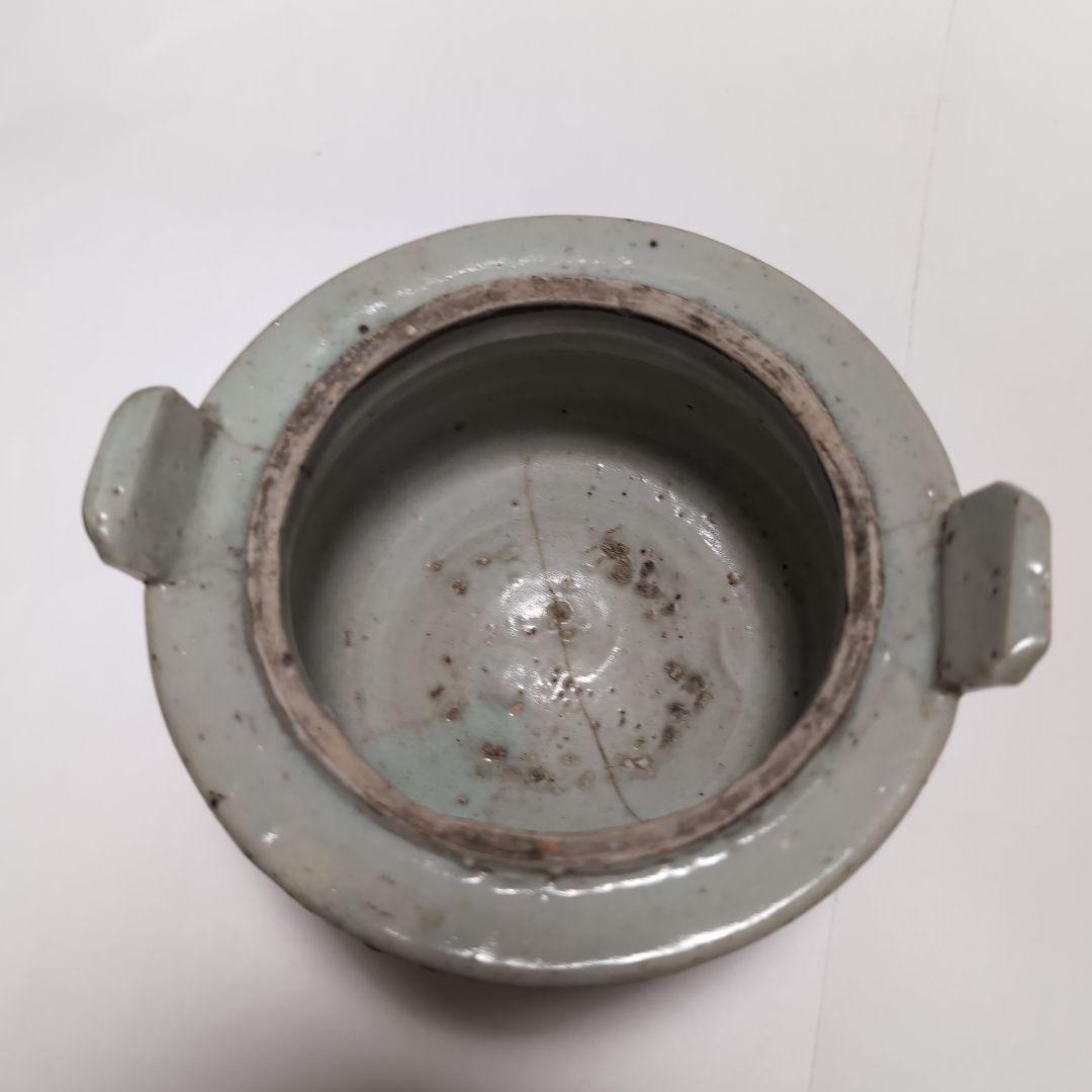 【骨董品】李朝？白磁香炉