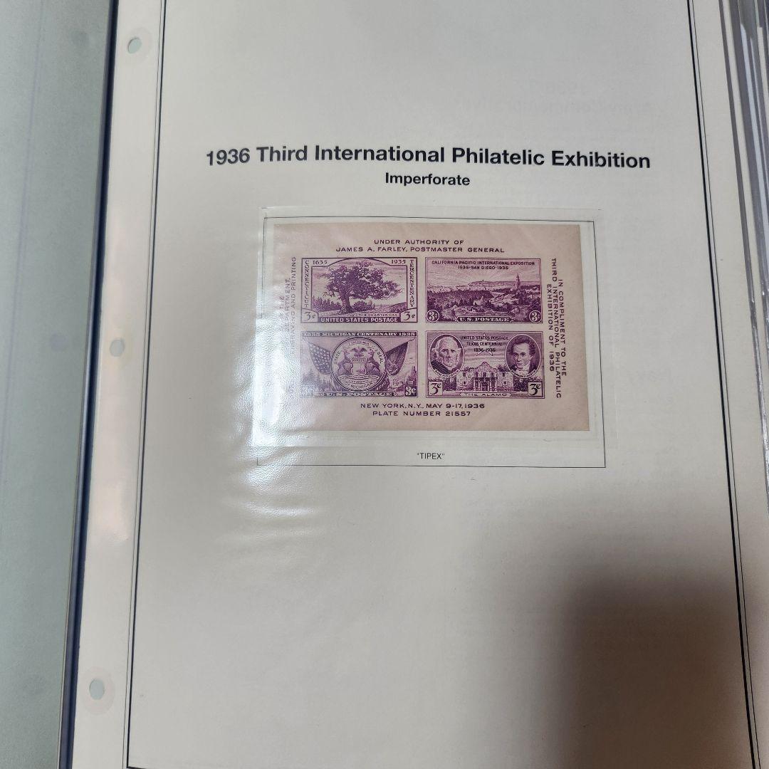 アメリカ　使用済み切手 一冊 1893-1977 1c-13cents