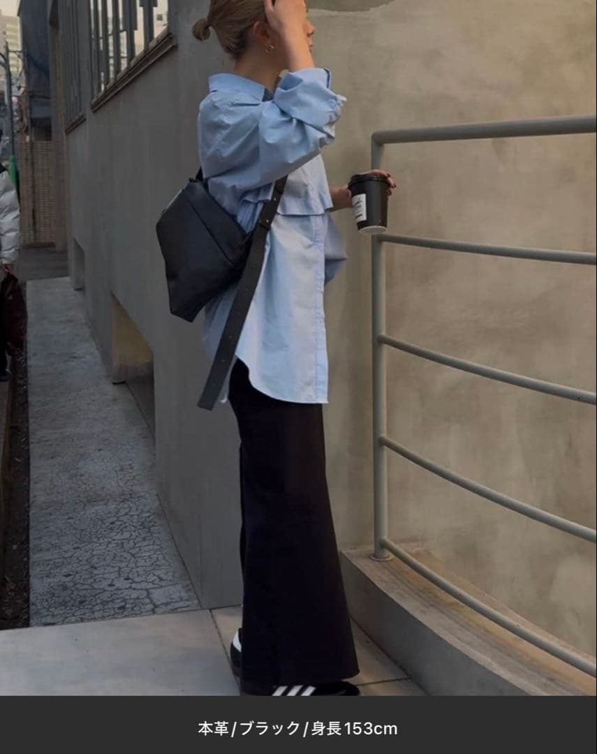 ear PAPILLONNER本革 ショルダーバッグ