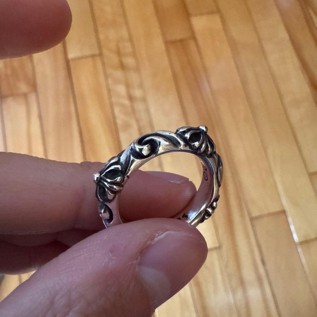 シルバー フローラルデザイン リング