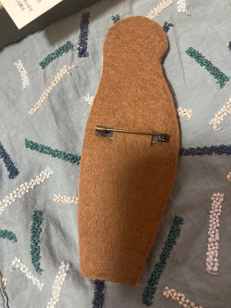 mina perhonen 希少　マトリョーシカ　ブローチ大　新品　コサージュ