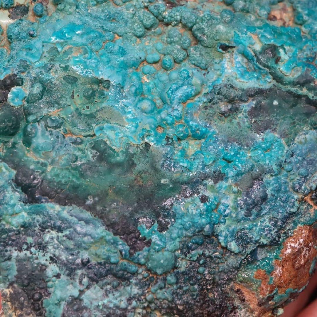 クリソコラ & シュードマラカイト珪孔雀石 擬孔雀石 131.5g CHS126