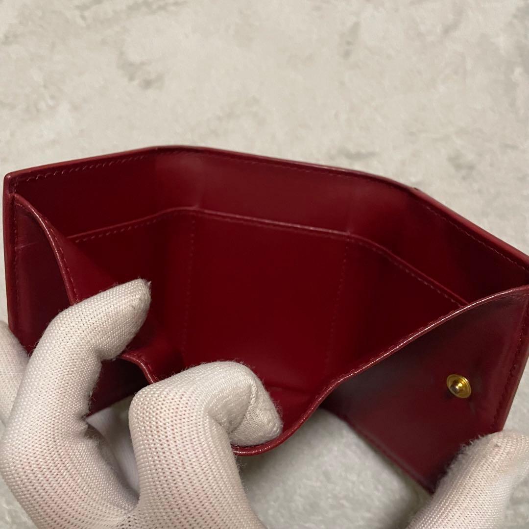 PRADA プラダ 三つ折り財布 ヴィッテ レザー