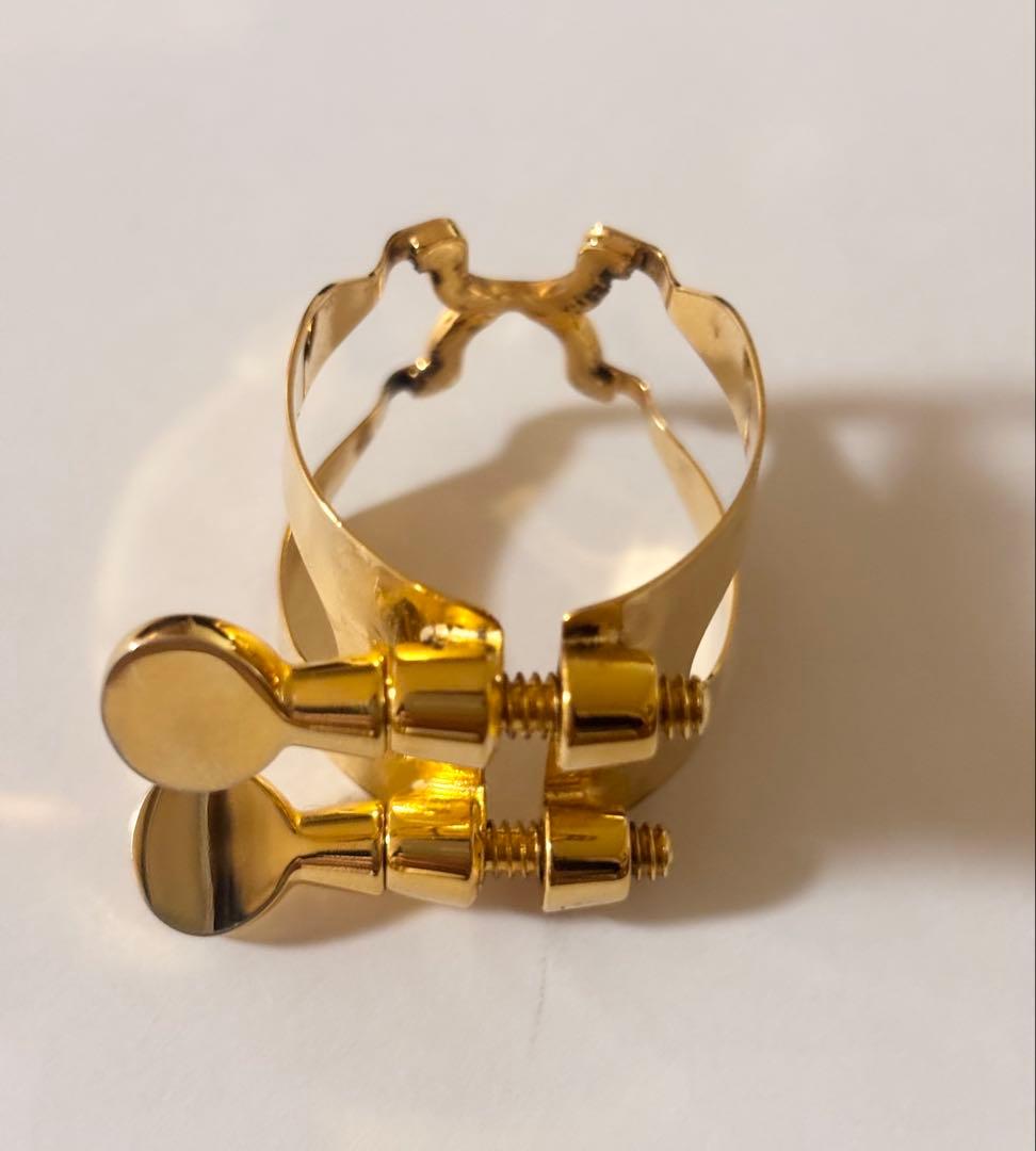 B♭クラリネット用リガチャー HARRISON（ハリソン）C/GP 金メッキ