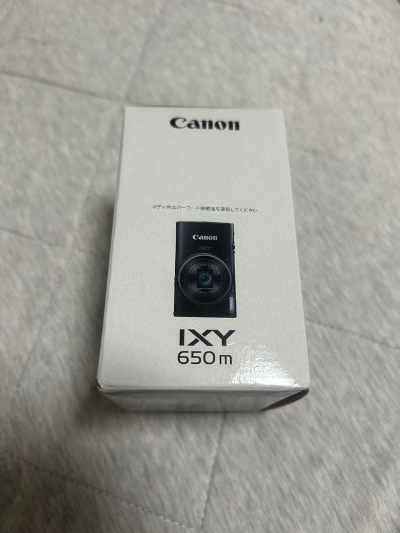 最終値下げ　新品未使用Canon IXY650m コンパクトデジカメ　ブラック