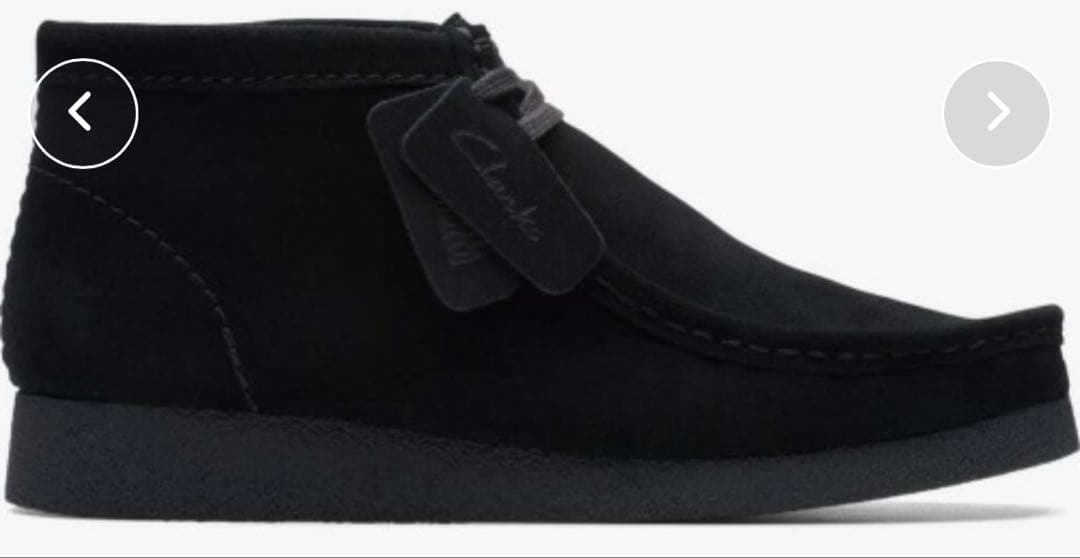 新品Clarks クラークス ワラビー エヴォブーツ スエード ブラック