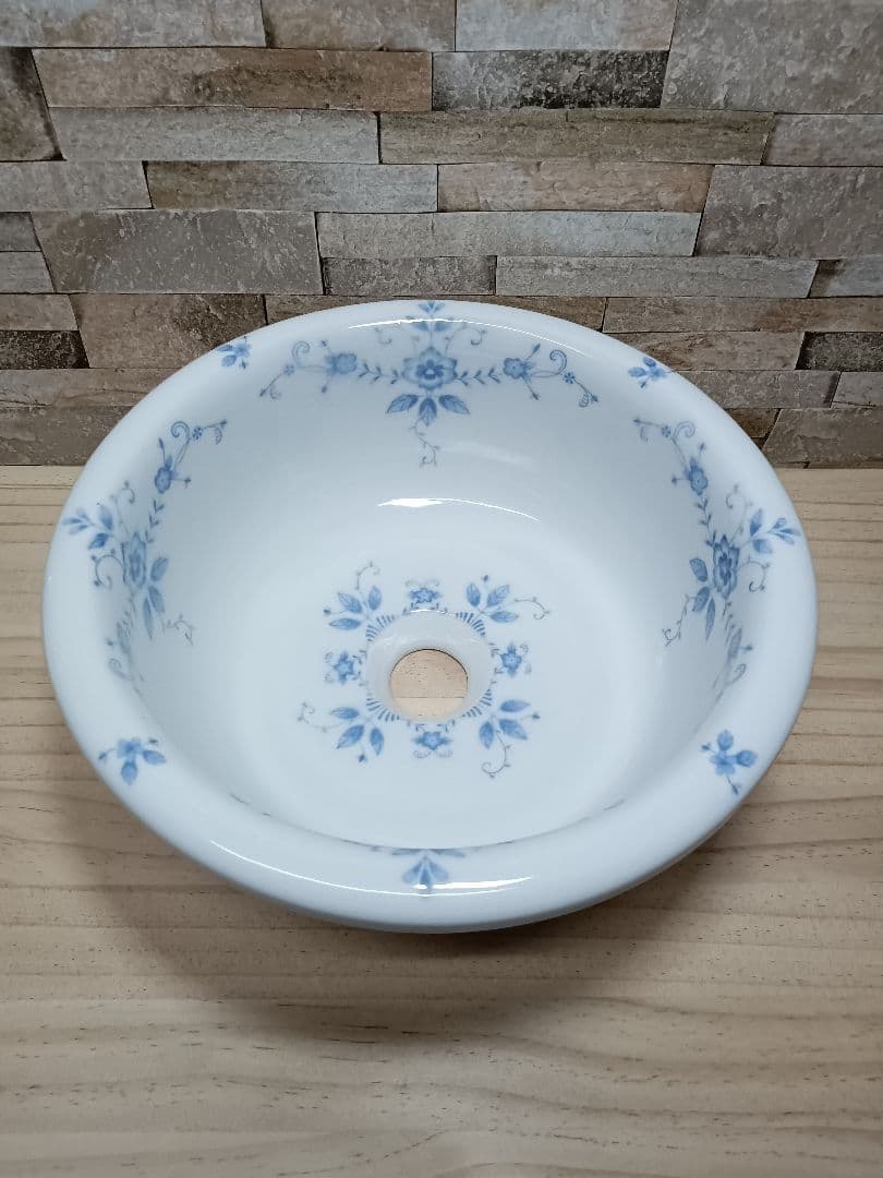 可愛い洗面ボウル 手洗鉢 陶器製 直径30cm　Essence