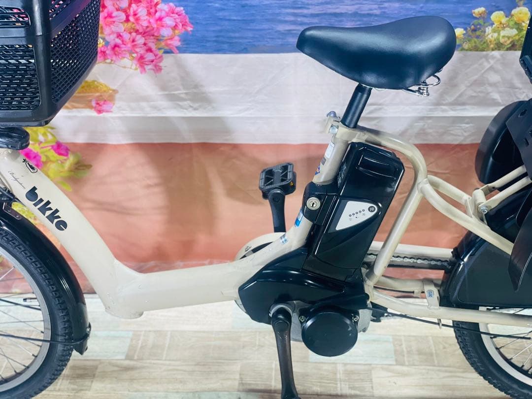 超人気！BIKKE ビッケ13AH！⭐️ブリヂストン子供乗せ電動自転車Y3072