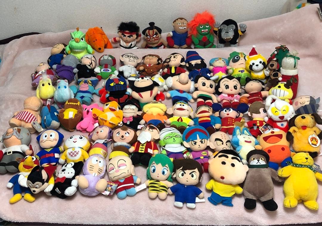 平成レトロ　90年代　バンプレスト　UFOキャッチャー景品　ぬいぐるみ　70こ