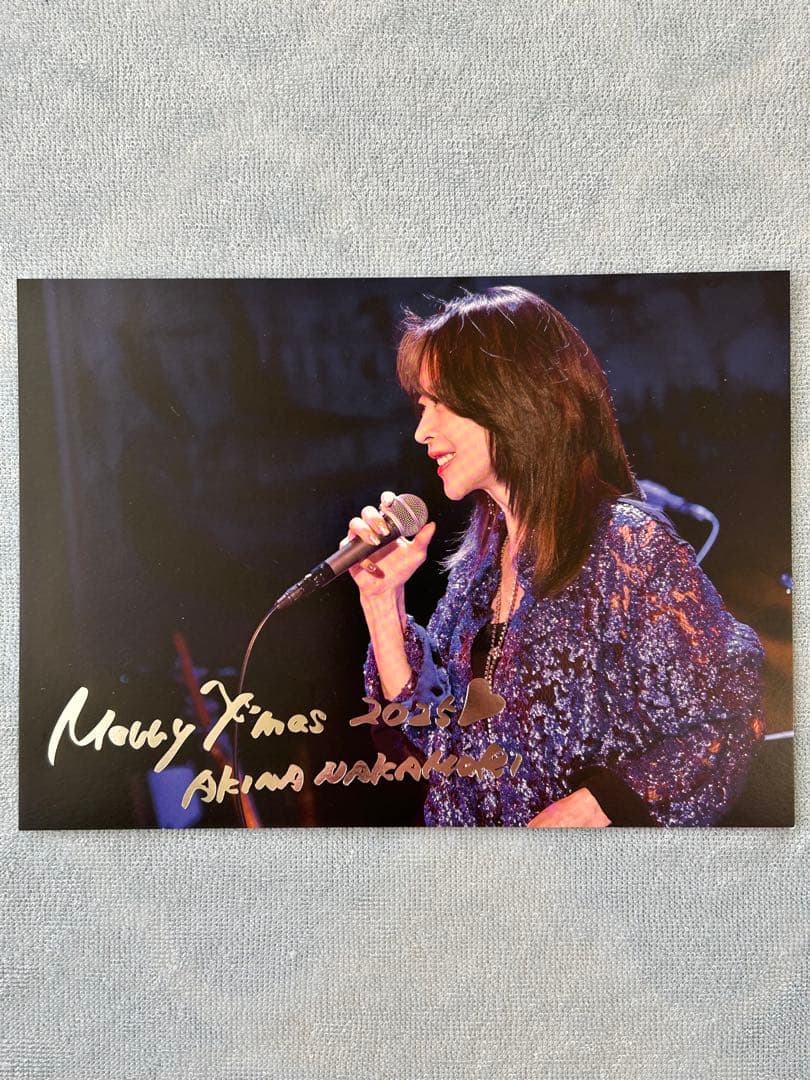 中森明菜ディナーショー2025トートバッグ・東京会場予約特典クリスマスカード