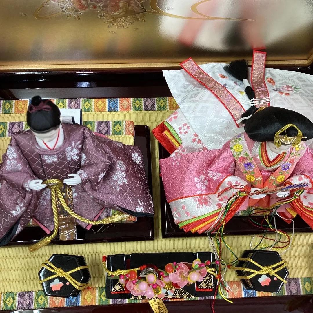 G6 素敵な　収納新王飾り　ワインレッド色　台巾63㎝位　訳あり特価