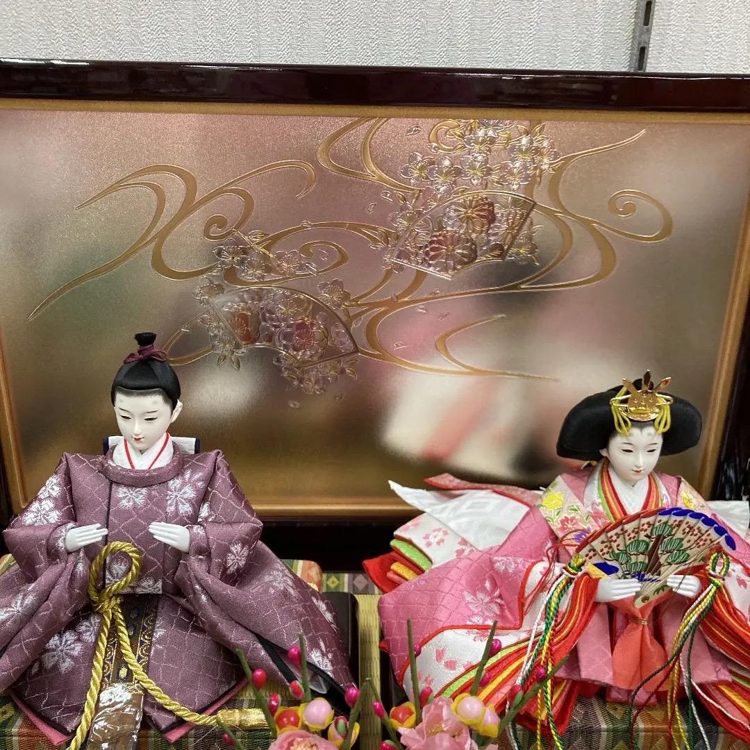 G6 素敵な　収納新王飾り　ワインレッド色　台巾63㎝位　訳あり特価