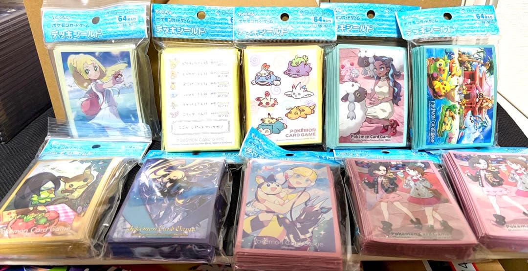 ポケカ　デッキシールド　10点セット ポケモン　リーリエ