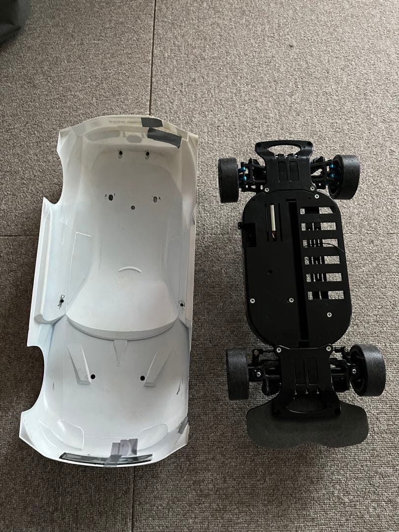 タミヤ TT-01 80スープラボディ ドリラジ 動作OK