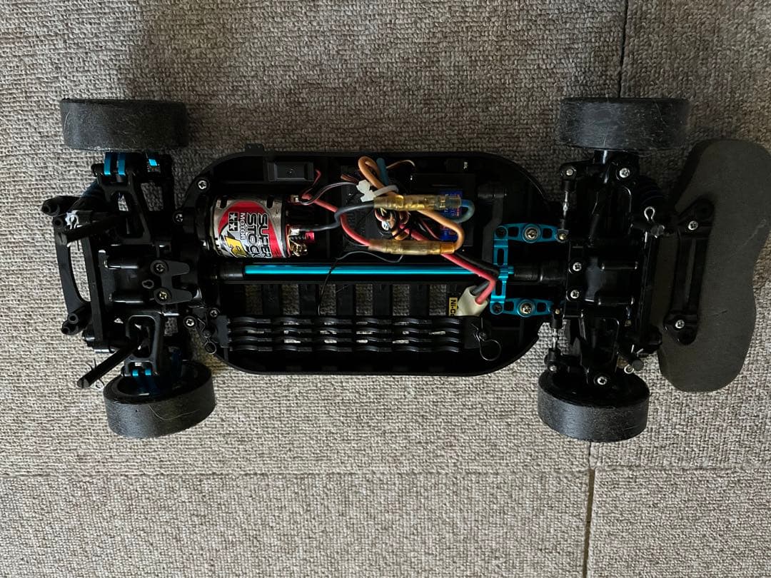 タミヤ TT-01 80スープラボディ ドリラジ 動作OK