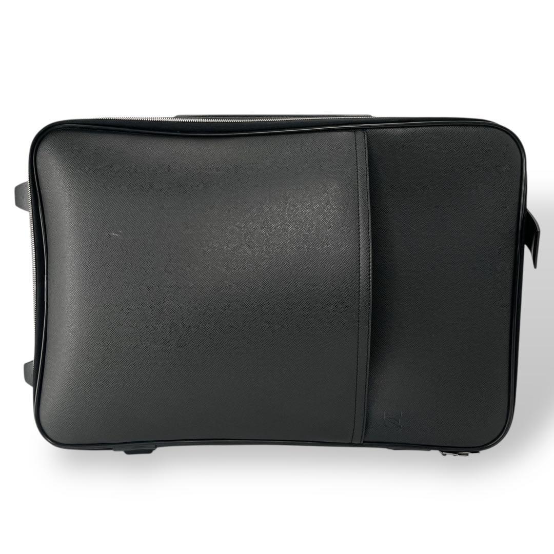 ルイヴィトン　ペガス55 キャリーケース　タイガ　トラベルバッグ　レザー　黒