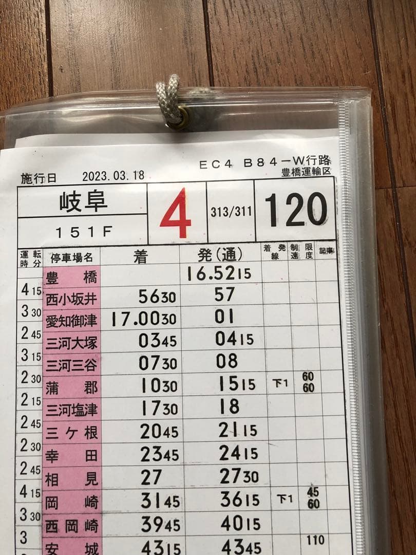 JR東海　豊橋運輸区　スタフ　311系
