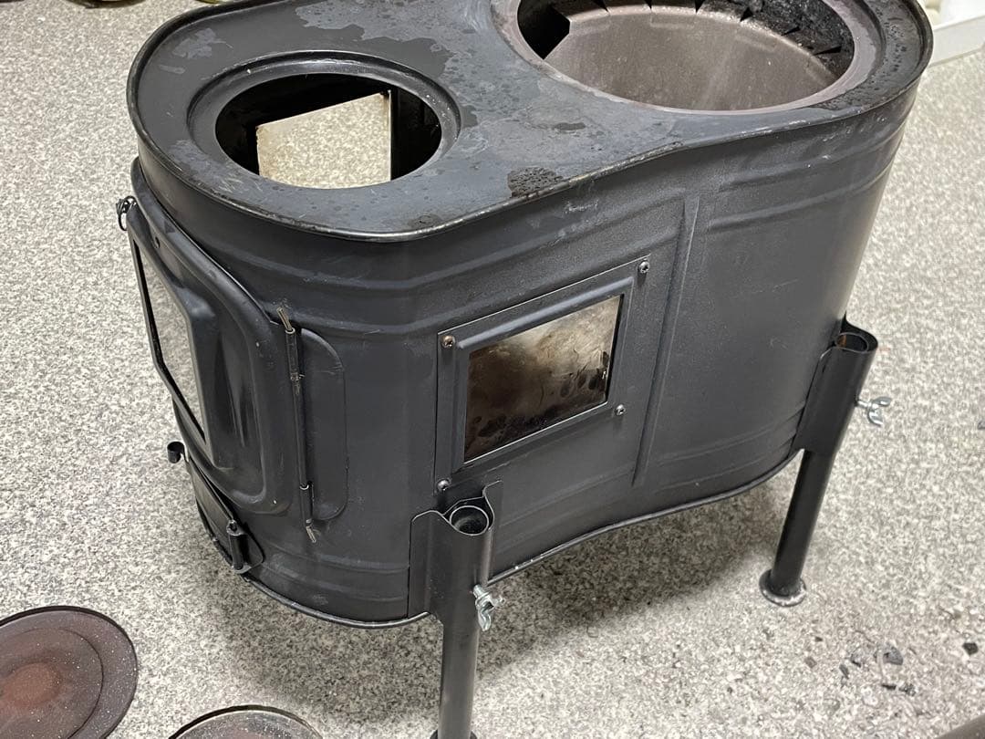 ホンマ製作所　薪ストーブ　APS-48DX 黒