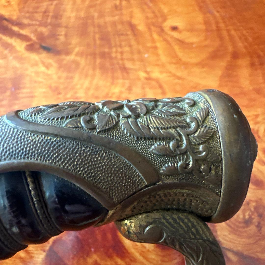 大日本帝国　儀礼刀 当時物旧日本軍 陸軍 指揮刀 装飾的な直刃の刀