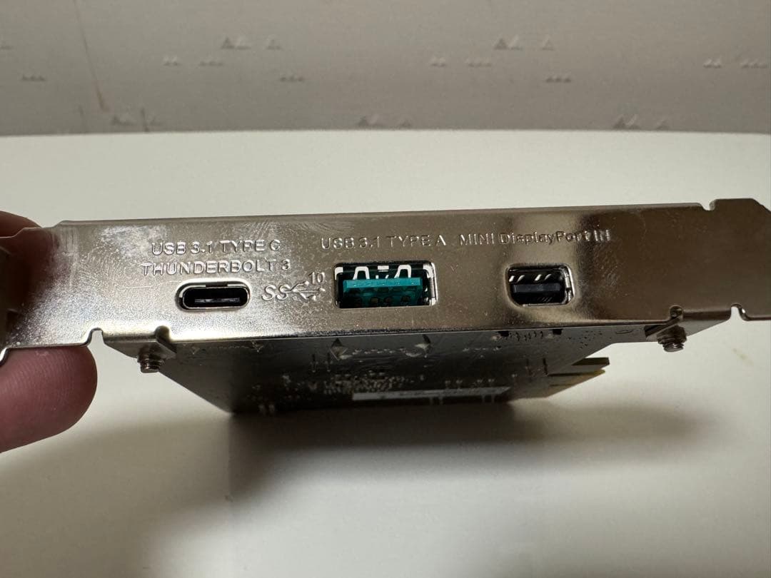 ASUS AsRock Thunderbolt PCIe 拡張カード