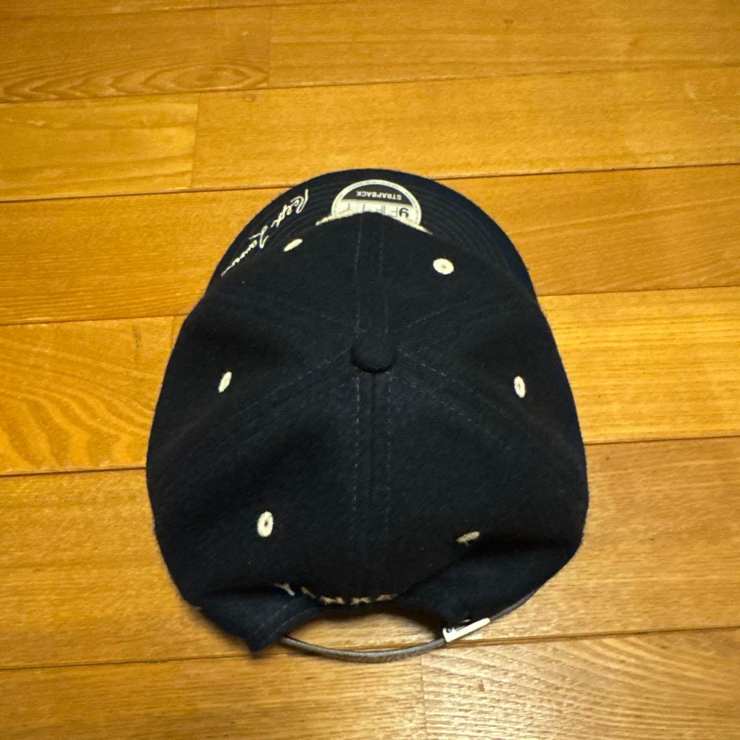 ポロラルフローレン×ニューエラ×ヤンキースコラボ　ウールキャップ　ネイビー
