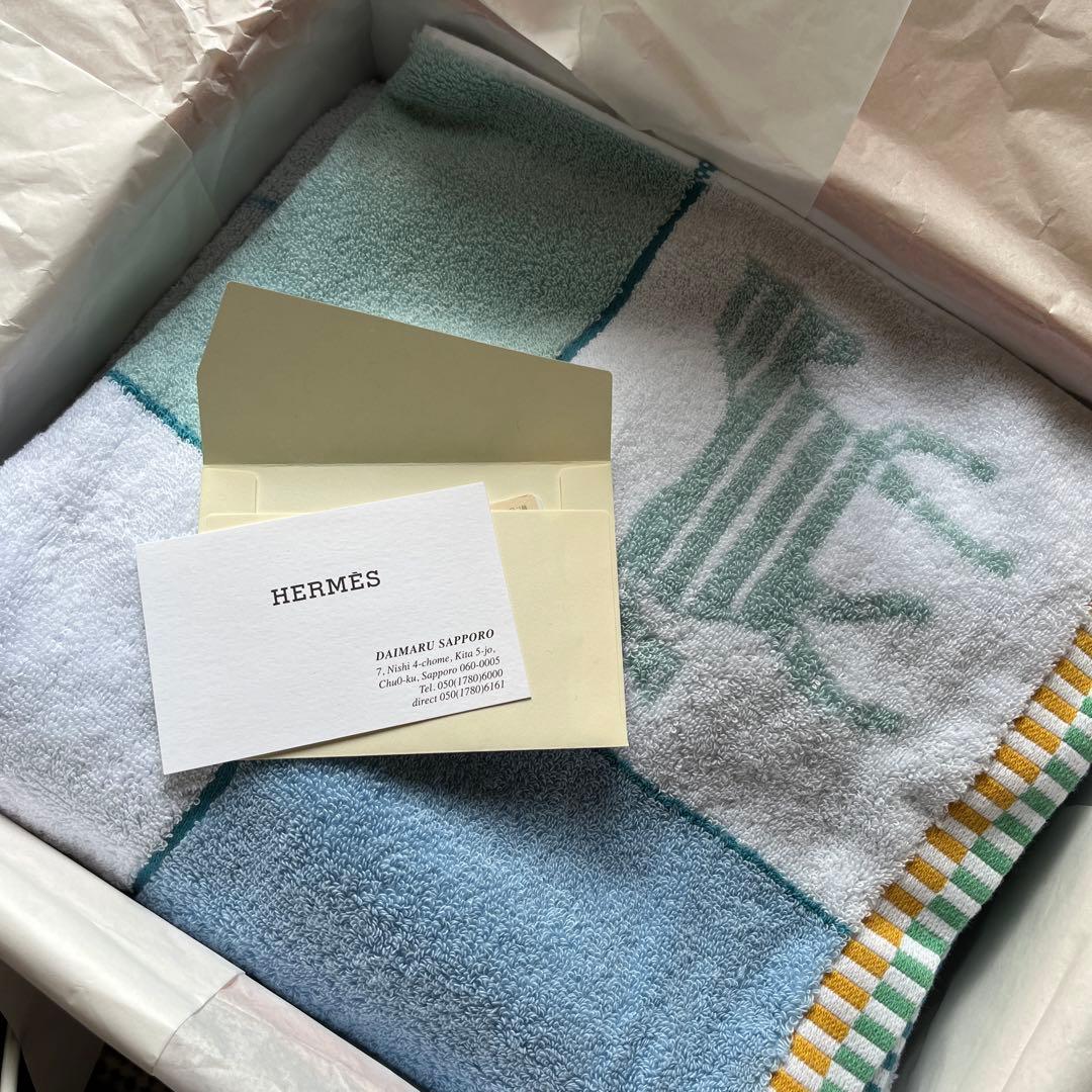 【新品未使用】エルメス　バスタオル　カバン 正規品　ベビー