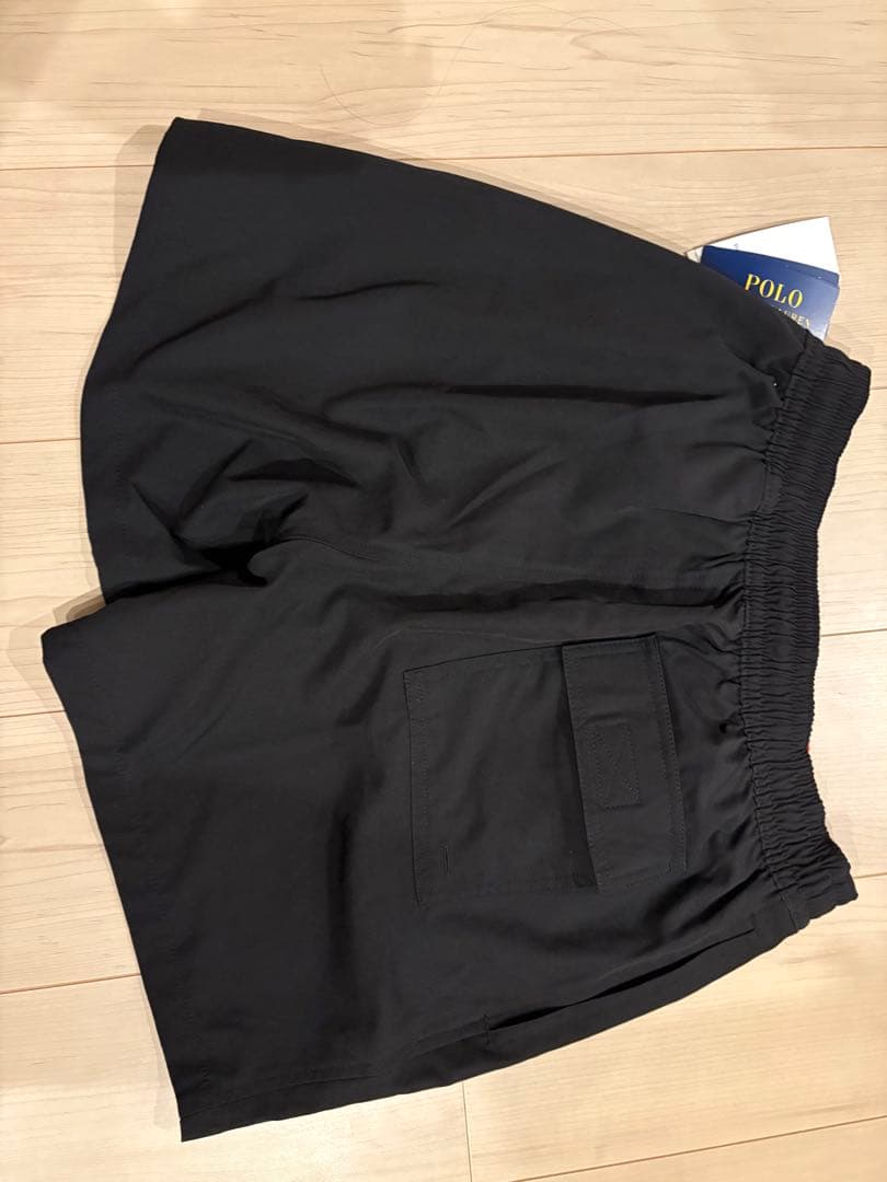 【新品】ラルフローレン Sサイズ メンズ水着 スイムトランクス ブラック 男性