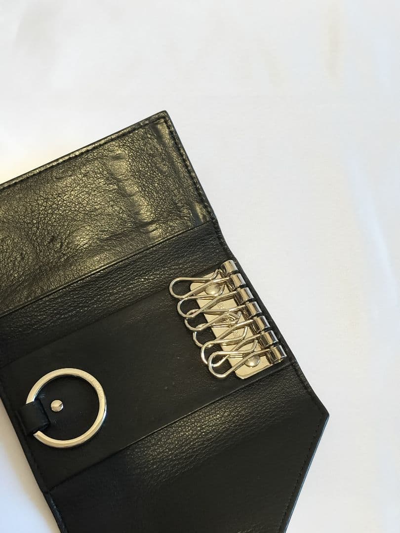 美品☆BALENCIAGA バレンシアガ ペーパー キーケース 6連 ブラック