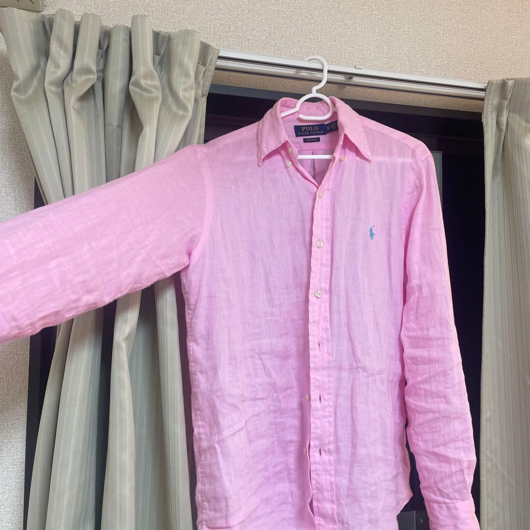 【POLO RALPH LAUREN】カスタムフィット リネン シャツ