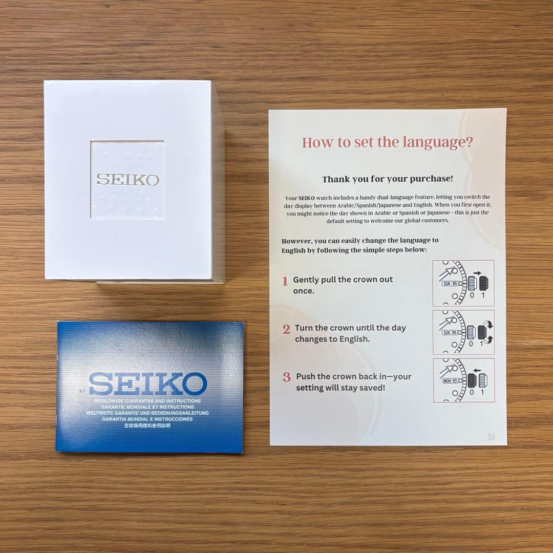 新品SEIKO 5アラビック文字盤 藤原ヒロシ fragment 自動巻き