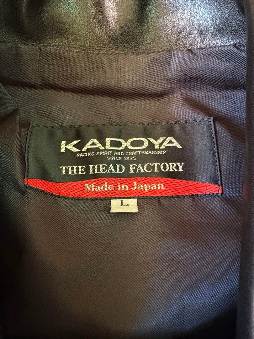 ヤドヤ　ブラック レザー シングルライダースジャケット