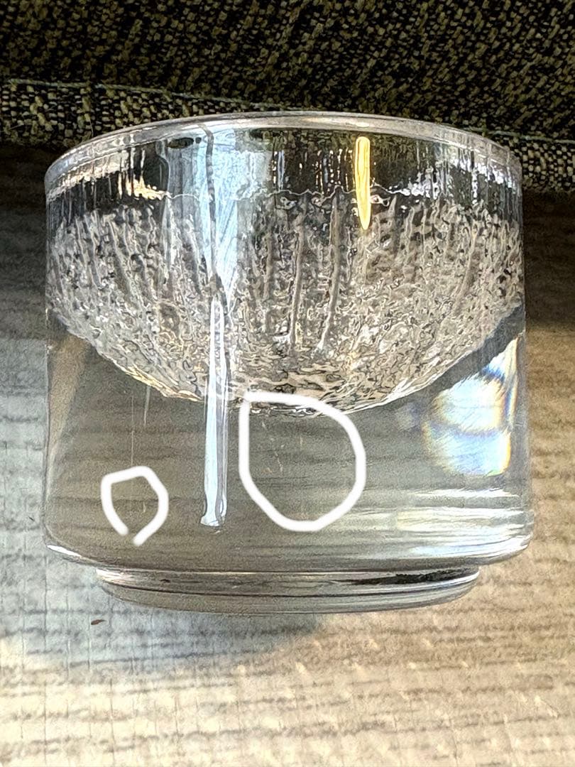 ドームナンシー クリスタルペーパーウェイトキャンドルたて