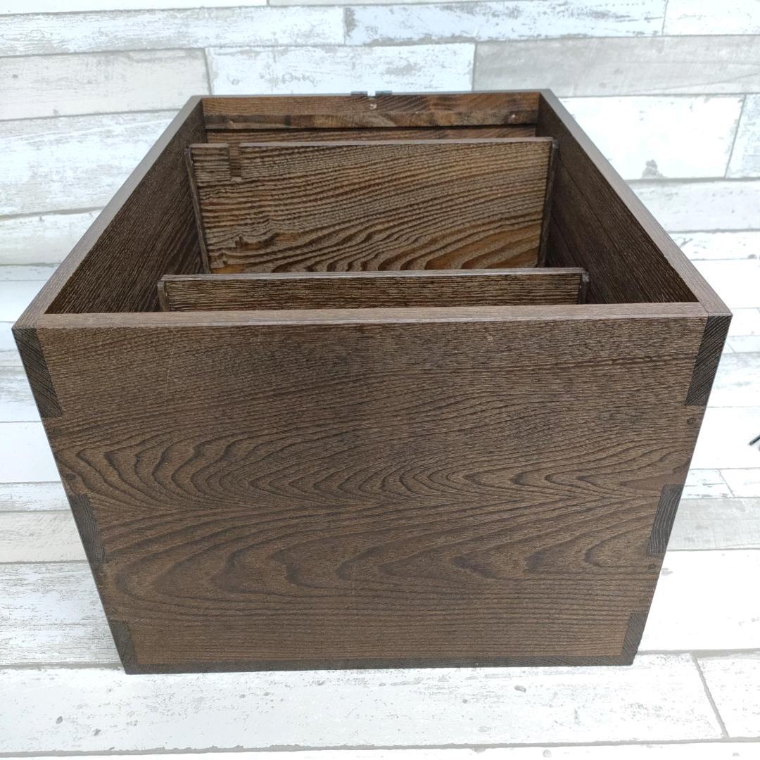 K57 指物師 仙水正之造 桑 旅箪笥 美品 茶道具 紙箱